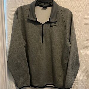 Nike Dri-FIT Heather Gray 1/4 Zip Pullover